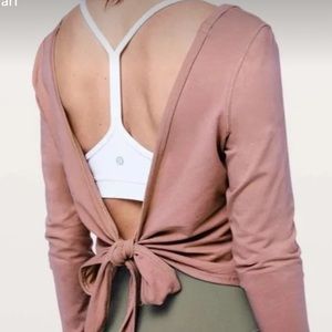 lululemon athletica Pink Open-Back Top